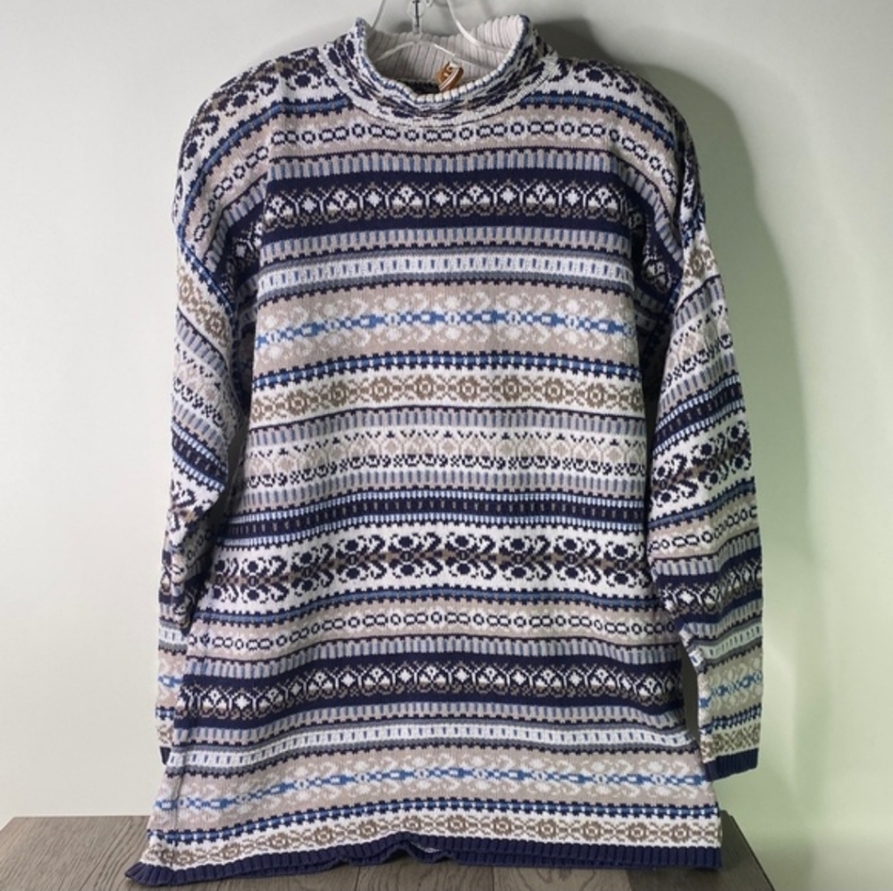 Vintage Sweater By Delia McKain Striped